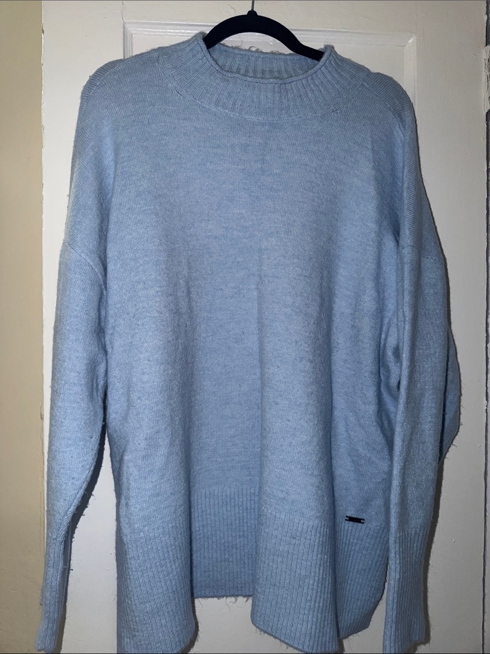 Jones New York Powder Blue Crewneck Sweater